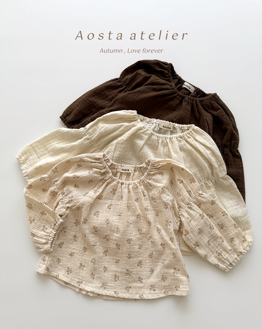 AOSTA KIDS LORO BLOUSE*PREORDER