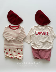 AOSTA KIDS STANDARD STRIPE TEE SHIRT*PREORDER