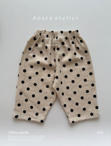 AOSTA KIDS CHINO PATTERN PANTS*PREORDER