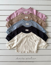 Load image into Gallery viewer, AOSTA KIDS LACE TRIM CROP TOP*PREORDER
