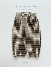Load image into Gallery viewer, AOSTA KIDS STRIPE CASUAL PANTS*PREORDER