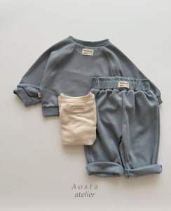 AOSTA KIDS COTTON ROUND SHIRT*PREORDER