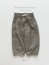 Load image into Gallery viewer, AOSTA KIDS STRIPE CASUAL PANTS*PREORDER
