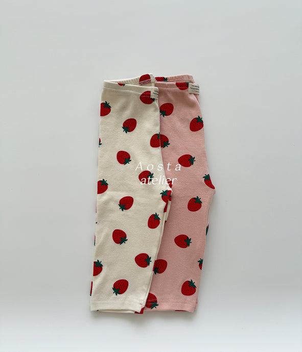 AOSTA KIDS COTTON CHERRY LEGGINGS*PREORDER