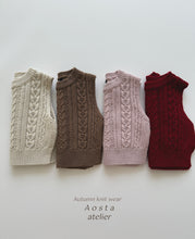 Load image into Gallery viewer, AOSTA KIDS KNIT VEST*PREORDER
