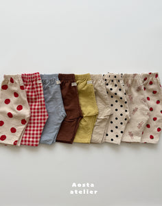 AOSTA KIDS CHINO PATTERN PANTS*PREORDER