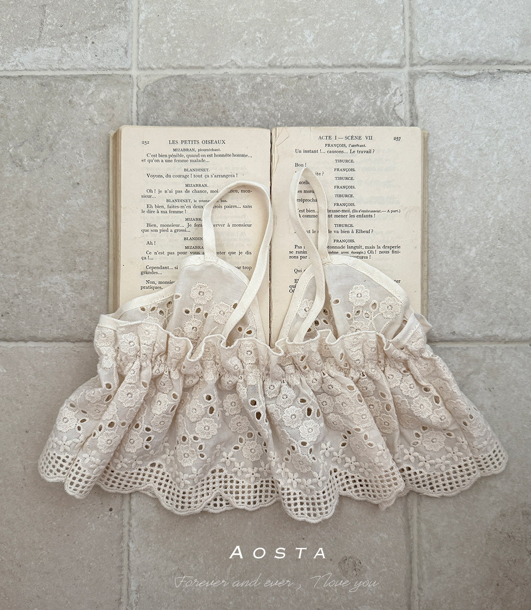 AOSTA KIDS LACE VEST*PREORDER