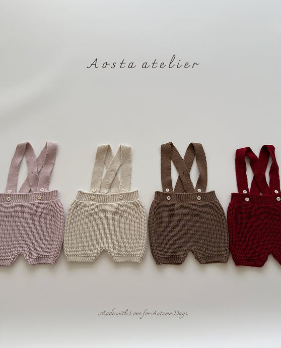 AOSTA KIDS KNIT SUSPENDERS*PREORDER
