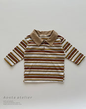 Load image into Gallery viewer, AOSTA KIDS STRIPE POLO SHIRT*PREORDER
