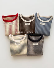 Load image into Gallery viewer, AOSTA KIDS STANDARD STRIPE TEE SHIRT*PREORDER