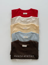 Load image into Gallery viewer, AOSTA KIDS COTTON RIB SHIRT*PREORDER