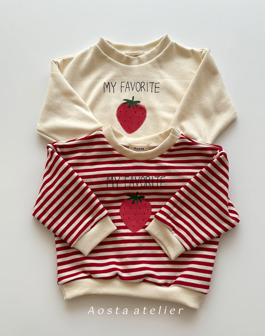 AOSTA KIDS STRAWBERRY SWEAT*PREORDER