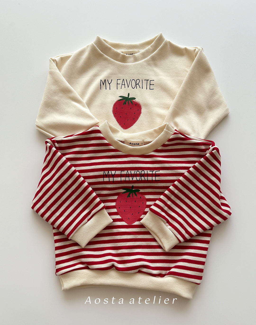 AOSTA KIDS STRAWBERRY SWEAT*PREORDER