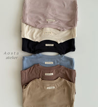 Load image into Gallery viewer, AOSTA KIDS COTTON ROUND SHIRT*PREORDER