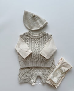 AOSTA KIDS KNIT PANTS*PREORDER