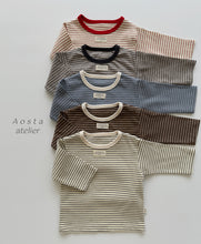 Load image into Gallery viewer, AOSTA KIDS STANDARD STRIPE TEE SHIRT*PREORDER