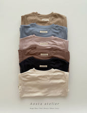 Load image into Gallery viewer, AOSTA KIDS COTTON ROUND SHIRT*PREORDER