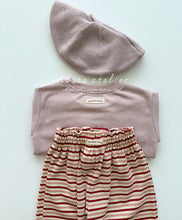 Load image into Gallery viewer, AOSTA KIDS STRIPE CASUAL PANTS*PREORDER