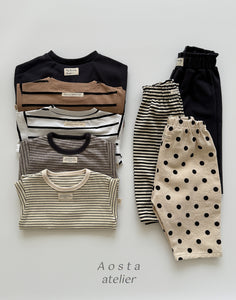 AOSTA KIDS CHINO PATTERN PANTS*PREORDER