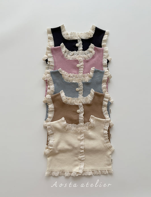 AOSTA KIDS LACE VEST*PREORDER