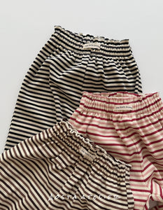 AOSTA KIDS STRIPE CASUAL PANTS*PREORDER