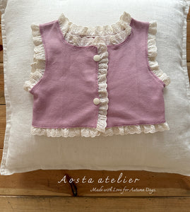 AOSTA KIDS LACE VEST*PREORDER