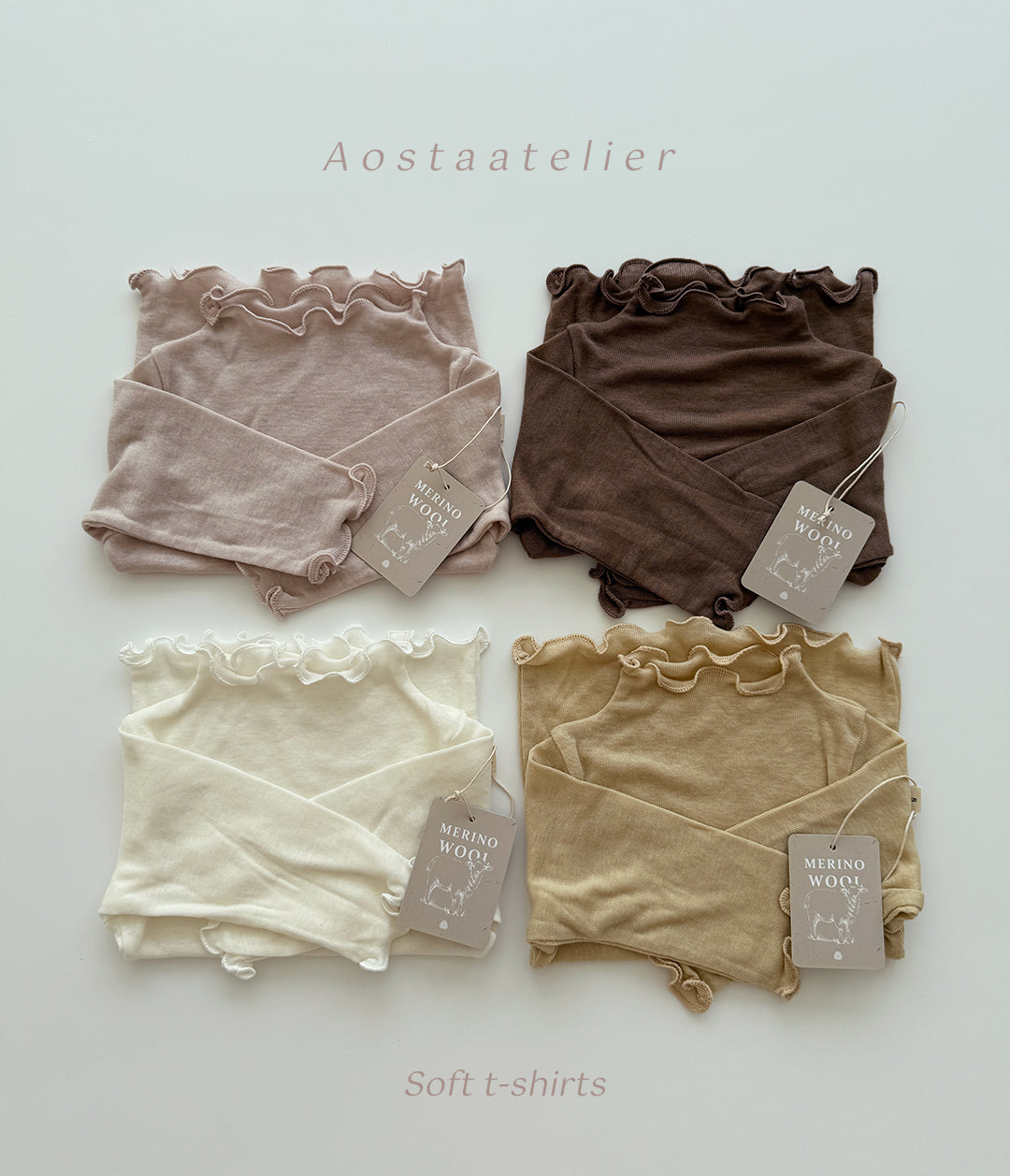 AOSTA KIDS MERINO WOOL SHIRT*PREORDER