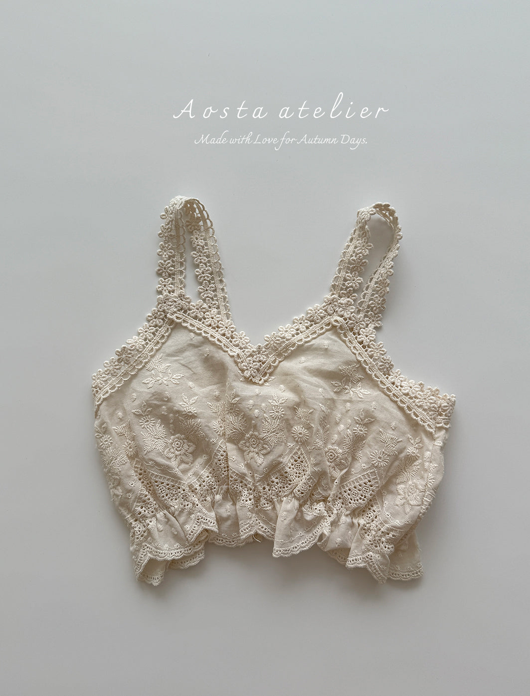 AOSTA KIDS LACE BLOUSE*PREORDER