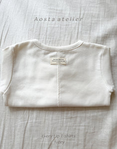 AOSTA KIDS COTTON RIB SHIRT*PREORDER