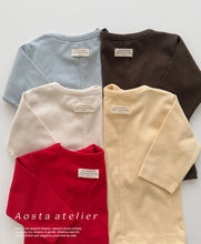 Load image into Gallery viewer, AOSTA KIDS COTTON RIB SHIRT*PREORDER