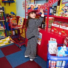 Load image into Gallery viewer, BLACKBEAN KIDS STRIPE TOP BOTTOM SET* PREORDER