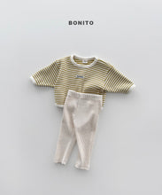 Load image into Gallery viewer, BONITO BEBE STRIPPED WAFFLE SET*PREORDER