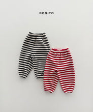 Load image into Gallery viewer, BONITO BEBE STRIPPED WAFFLE JOGGER PANTS*PREORDER