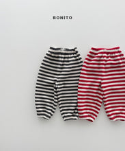 Load image into Gallery viewer, BONITO BEBE STRIPPED WAFFLE JOGGER PANTS*PREORDER