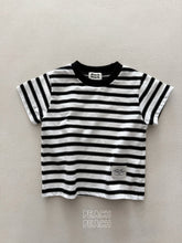 Load image into Gallery viewer, PEACH PEACH ADULTS AND KIDS STRIPE TEE SHIRT*PREORDER