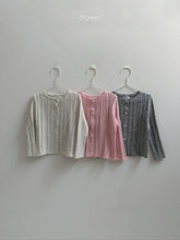 Load image into Gallery viewer, DIGREEN MOM WIGGLY RIBBED CARDIGAN*PREORDER