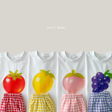 Load image into Gallery viewer, DAILYBEBE KIDS FRUIT TOP BOTTOM SET**PREORDER