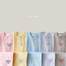 Load image into Gallery viewer, DAILYBEBE KIDS LOVE ME TOP BOTTOM SET**PREORDER