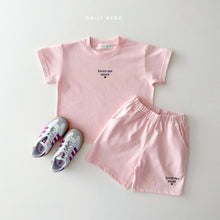 Load image into Gallery viewer, DAILYBEBE KIDS LOVE ME TOP BOTTOM SET**PREORDER