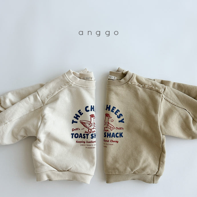 ANGGO KIDS Cheese Sweat Shirt**Preorder