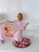 Load image into Gallery viewer, PEACH PEACH KIDS YUMMY TEE SHIRT*PREORDER