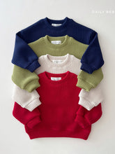 Load image into Gallery viewer, DAILYBEBE KIDS RIBBED PUFFY SWEAT SHIRTSWEATSHIRT **PREORDER
