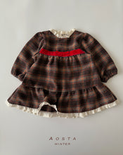 Load image into Gallery viewer, AOSTA KIDS CHECK DRESS*PREORDER