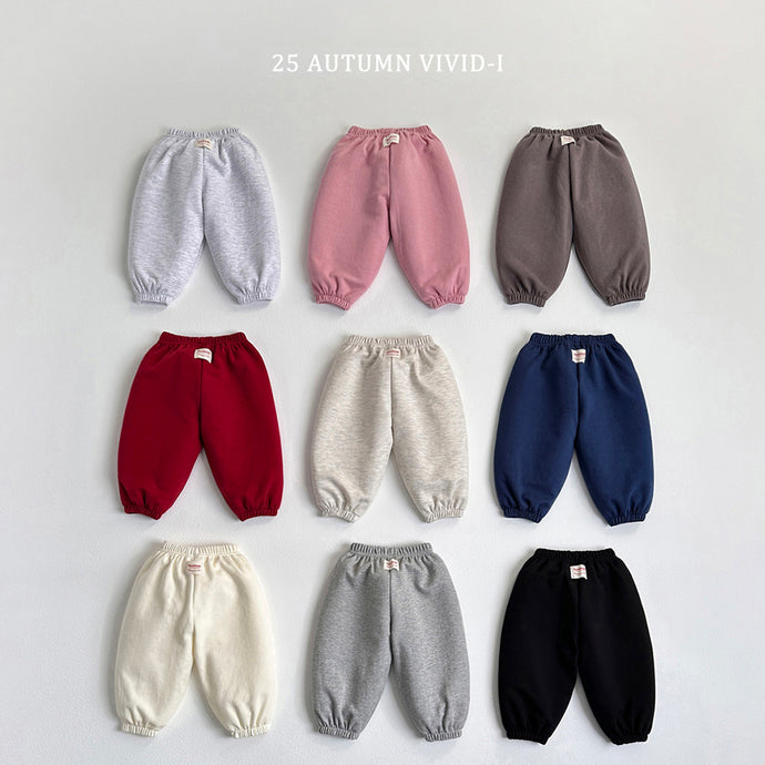 VIVID KIDS PLAIN COLOR PANTS*PREORDER