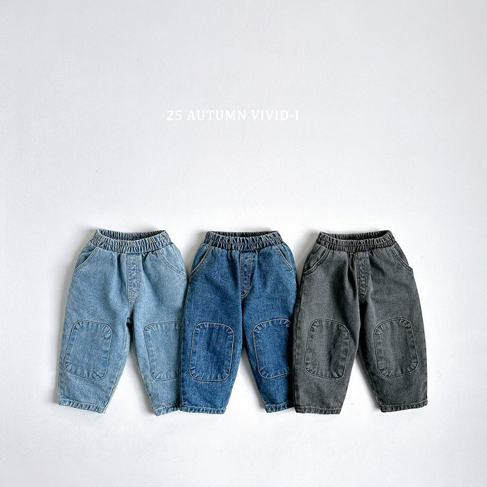 VIVID KIDS PADDED DENIM JEANS*PREORDER