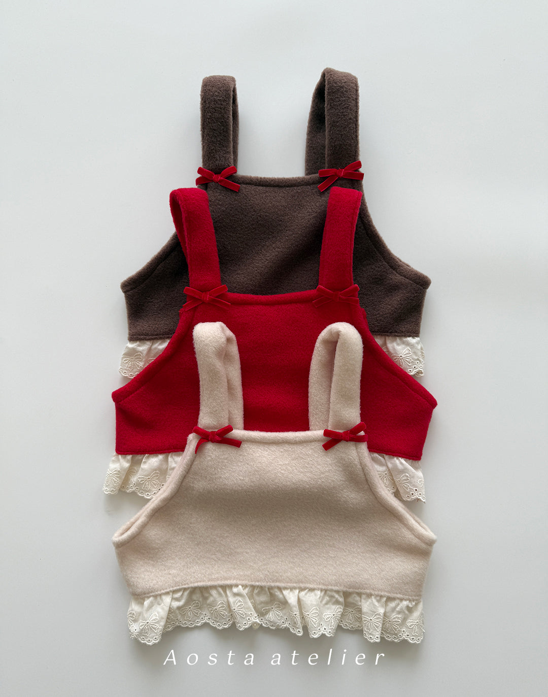AOSTA KIDS WINTER RIBBON VEST*PREORDER