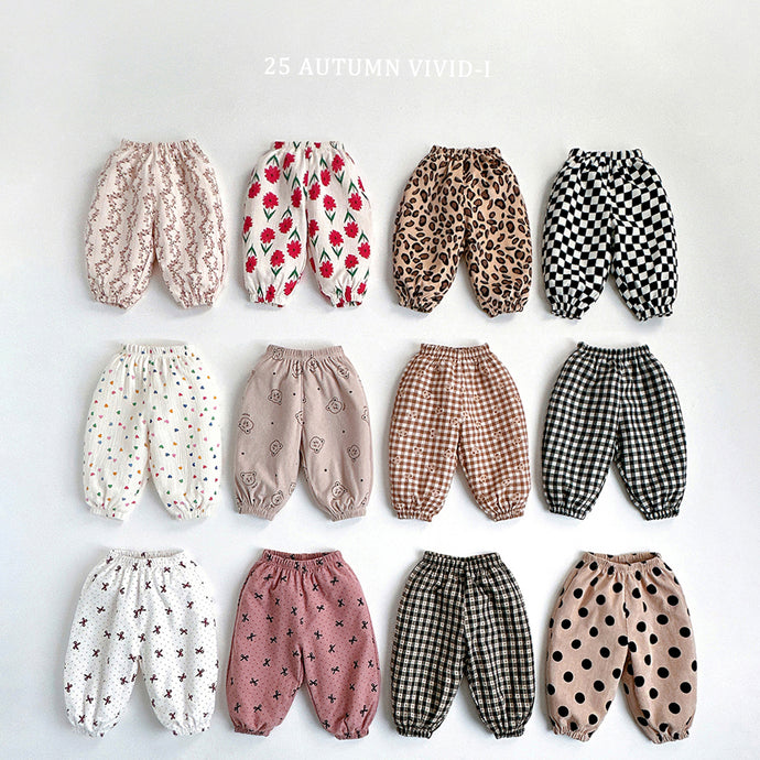 VIVID KIDS PATTERN PANTS*PREORDER