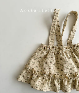 AOSTA KIDS  Molly Suspenders Skirt*Preorder