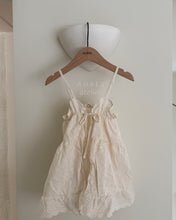 Load image into Gallery viewer, AOSTA FALL LACE COTTON OPEN ONE PIECE**PREORDER