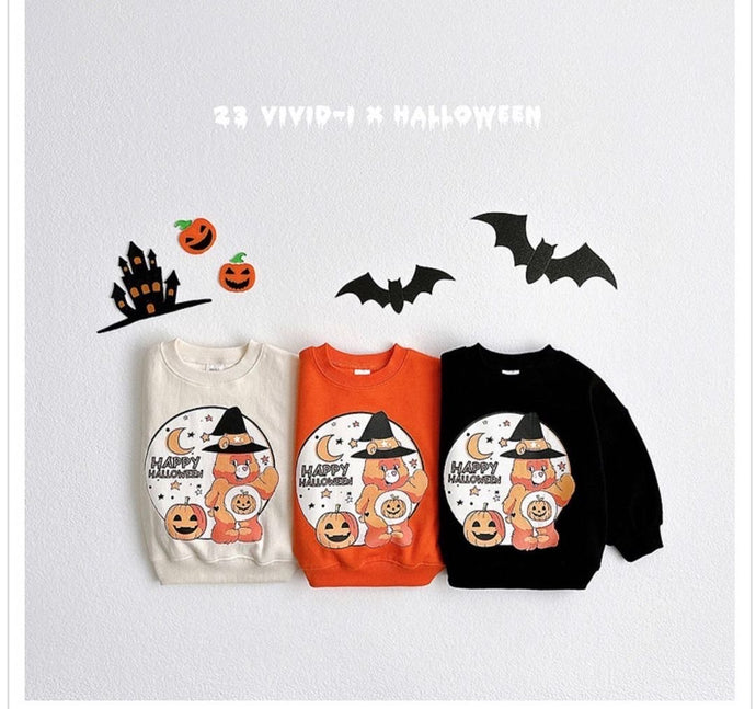 VIVID KIDS Halloween Carebear Sweat Shirt*preorder